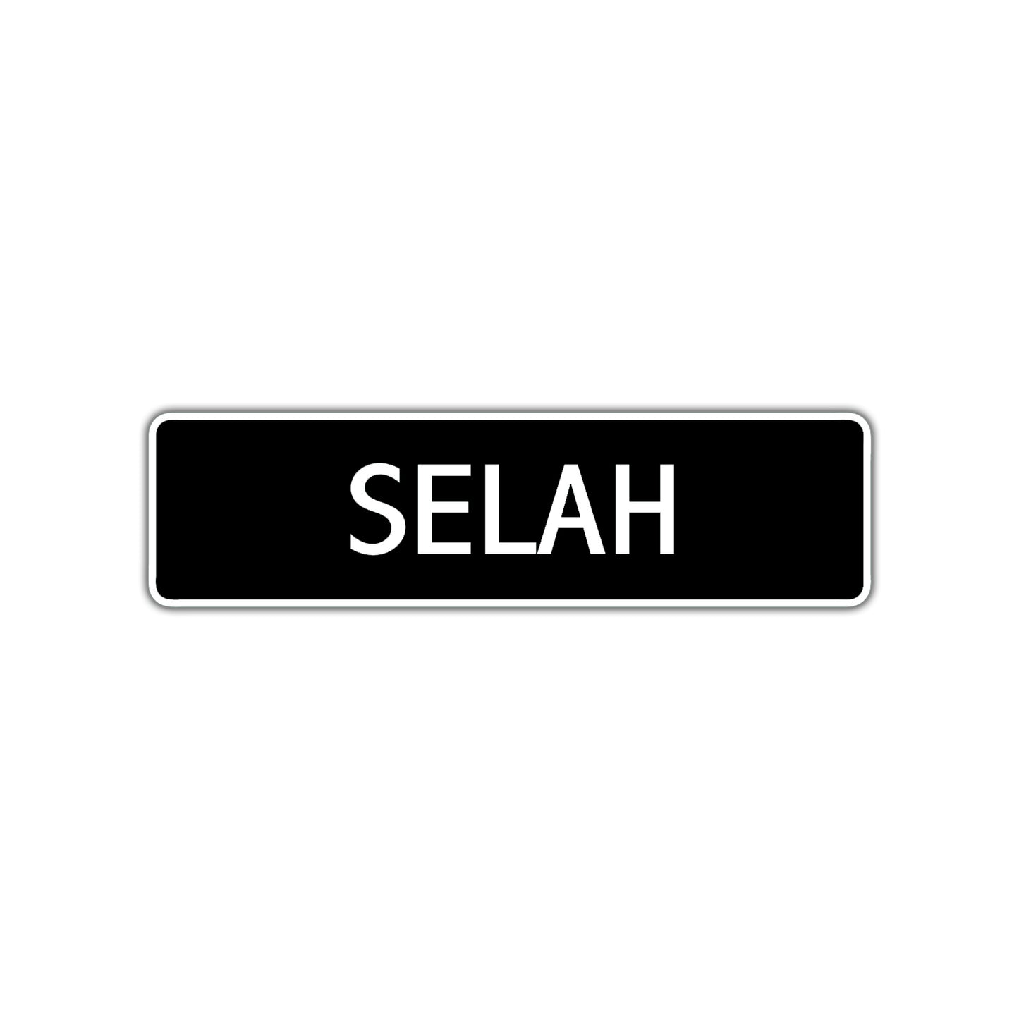 Selah Street Metal Sign  
