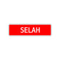Selah Street Sign