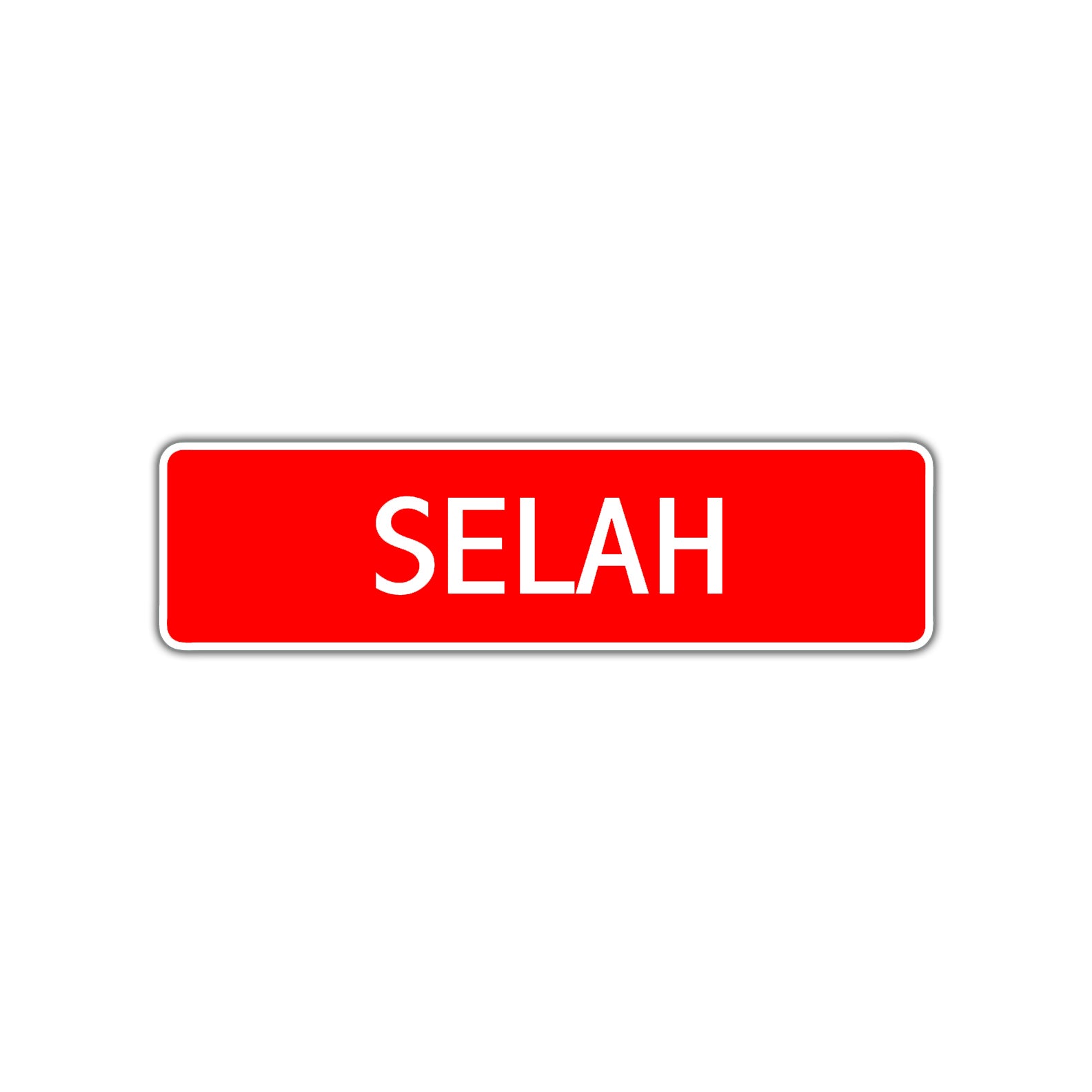 Selah Street Sign
