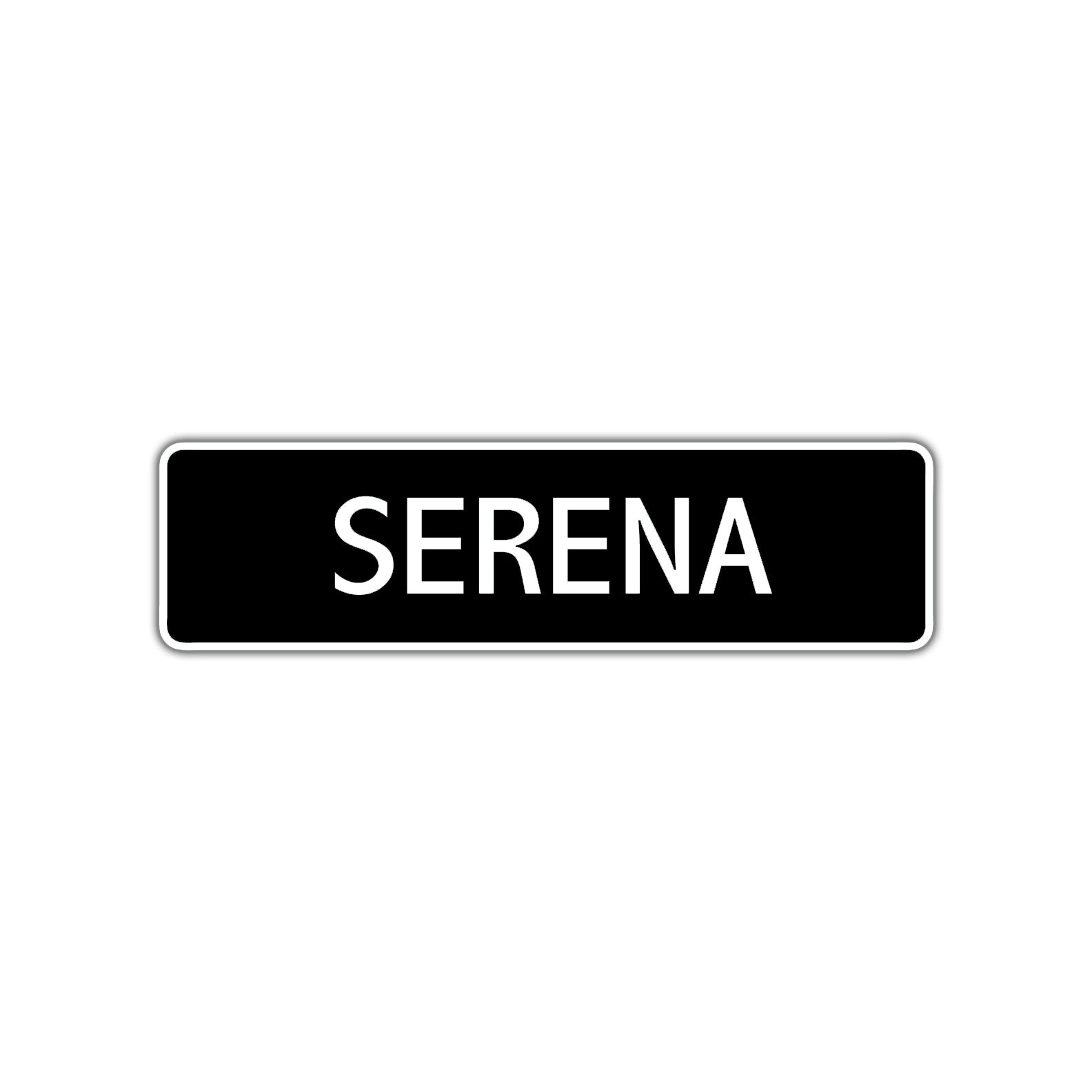 Serena Street Metal Sign  