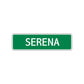 Serena Street Sign Plate