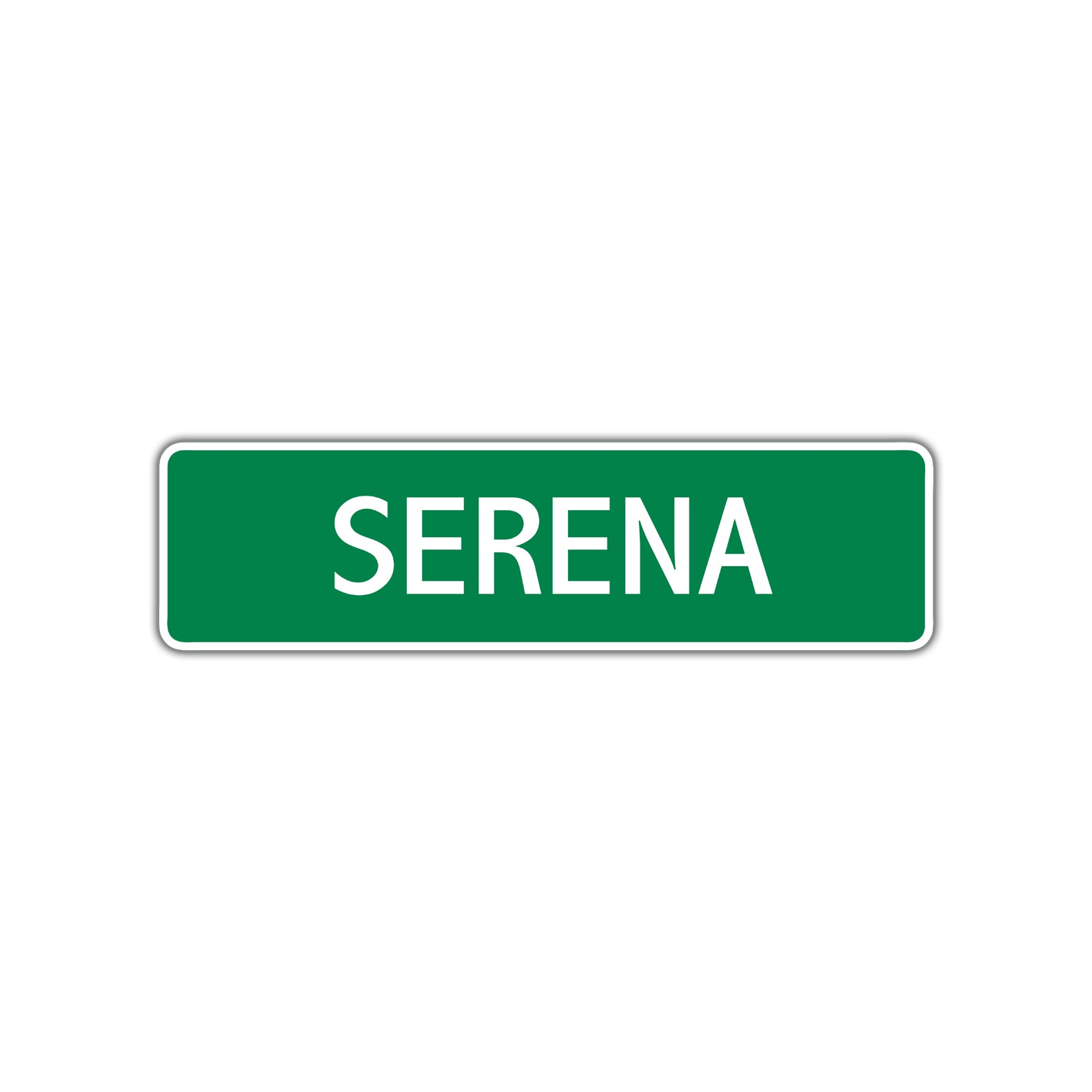 Serena Street Sign Plate