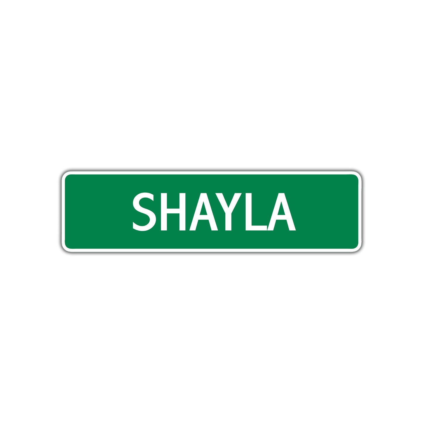 Shayla Street Sign