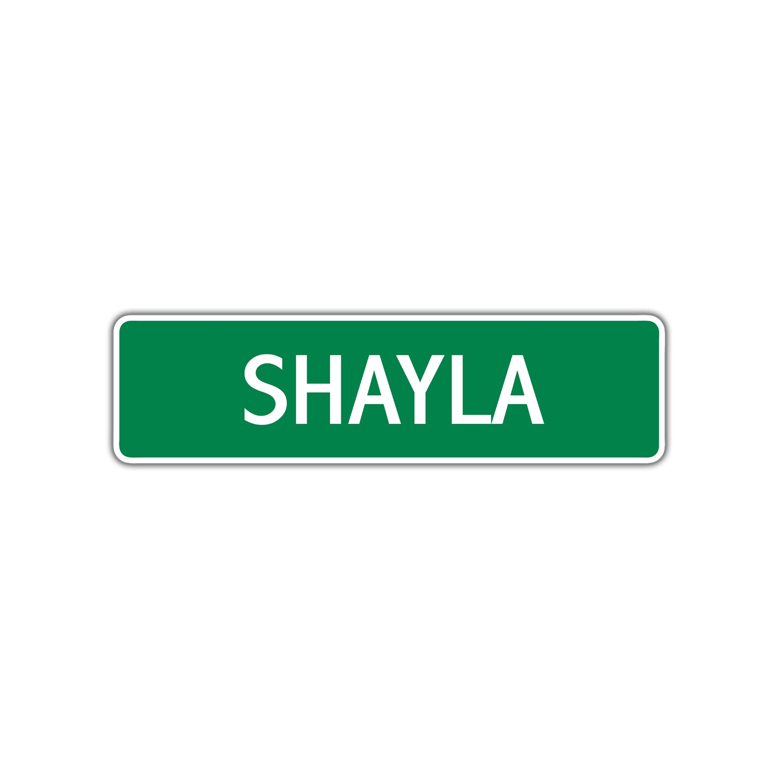 Shayla Street Sign