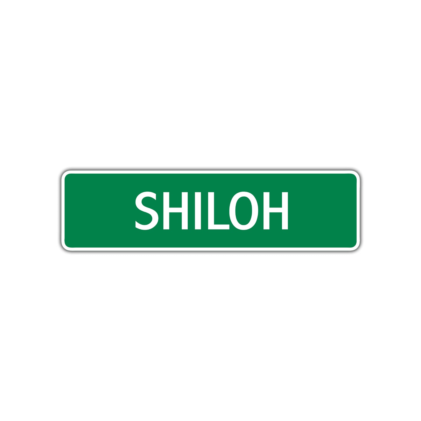Shiloh Street Sign Plate