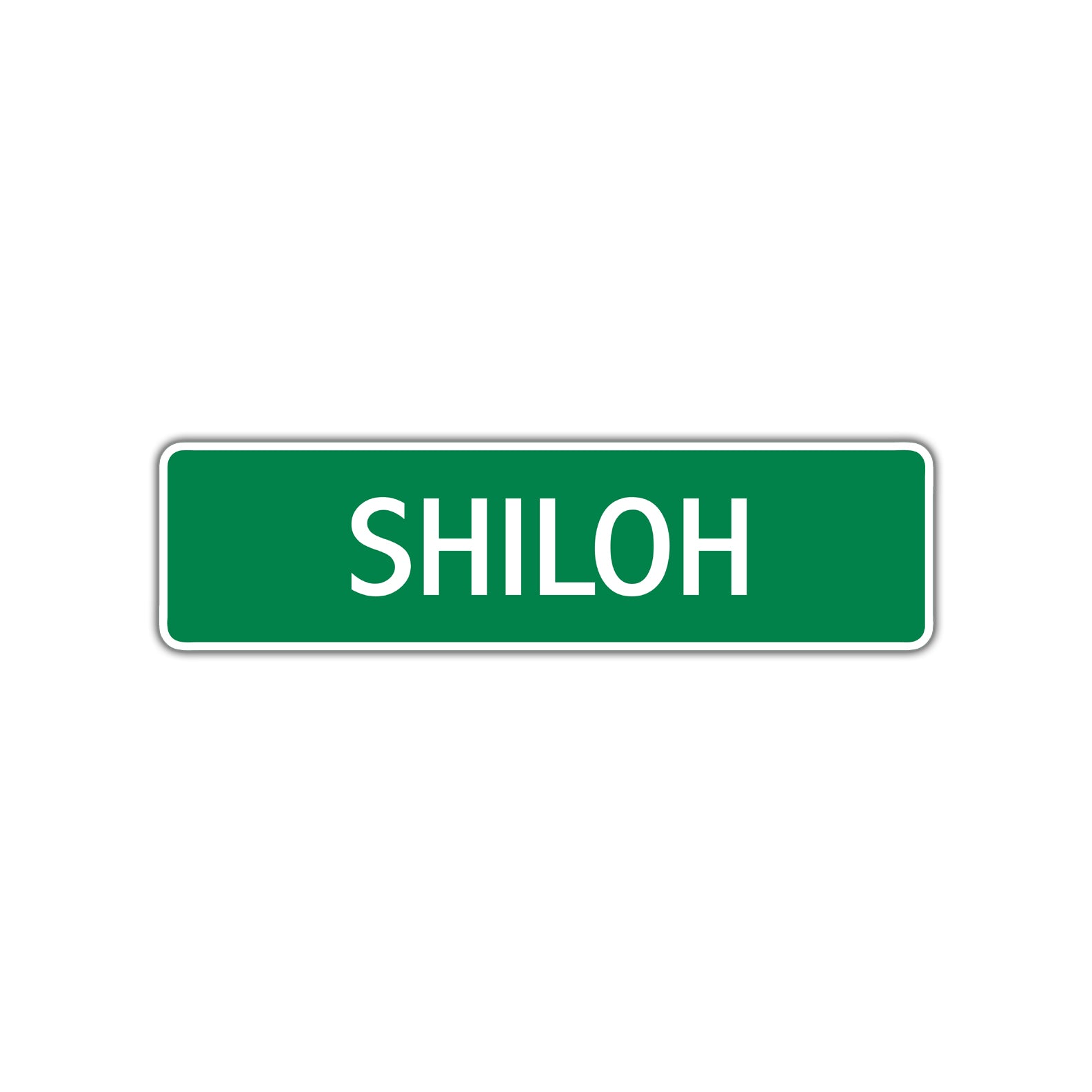 Shiloh Street Sign Plate