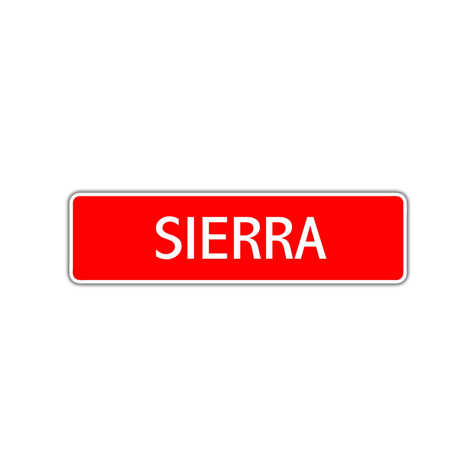 Sierra Street Sign