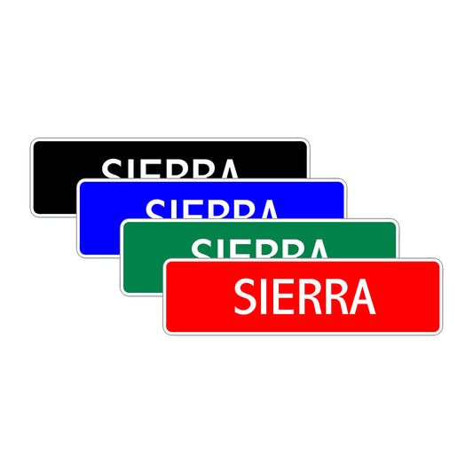 Sierra Street Signs