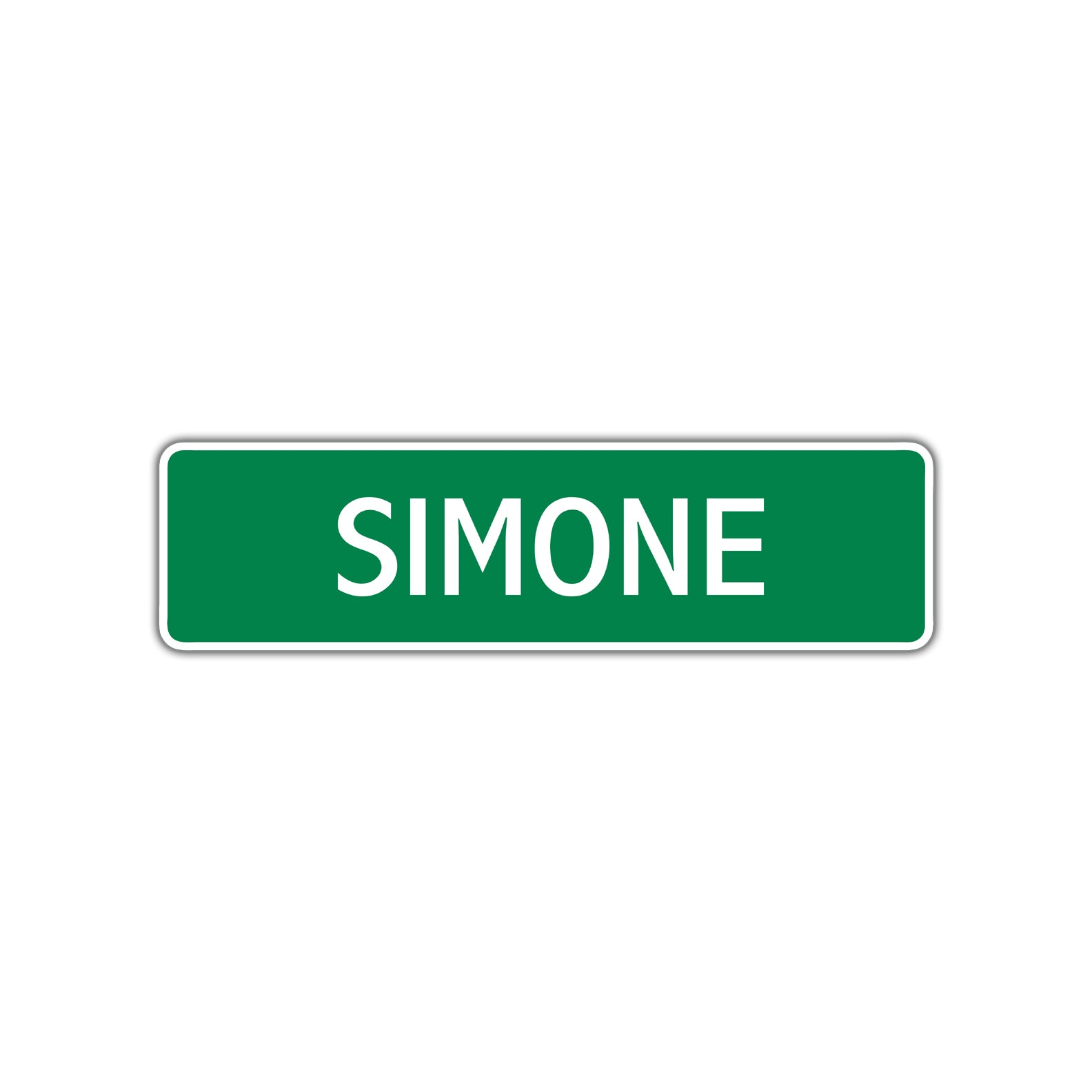 Simone Street Sign