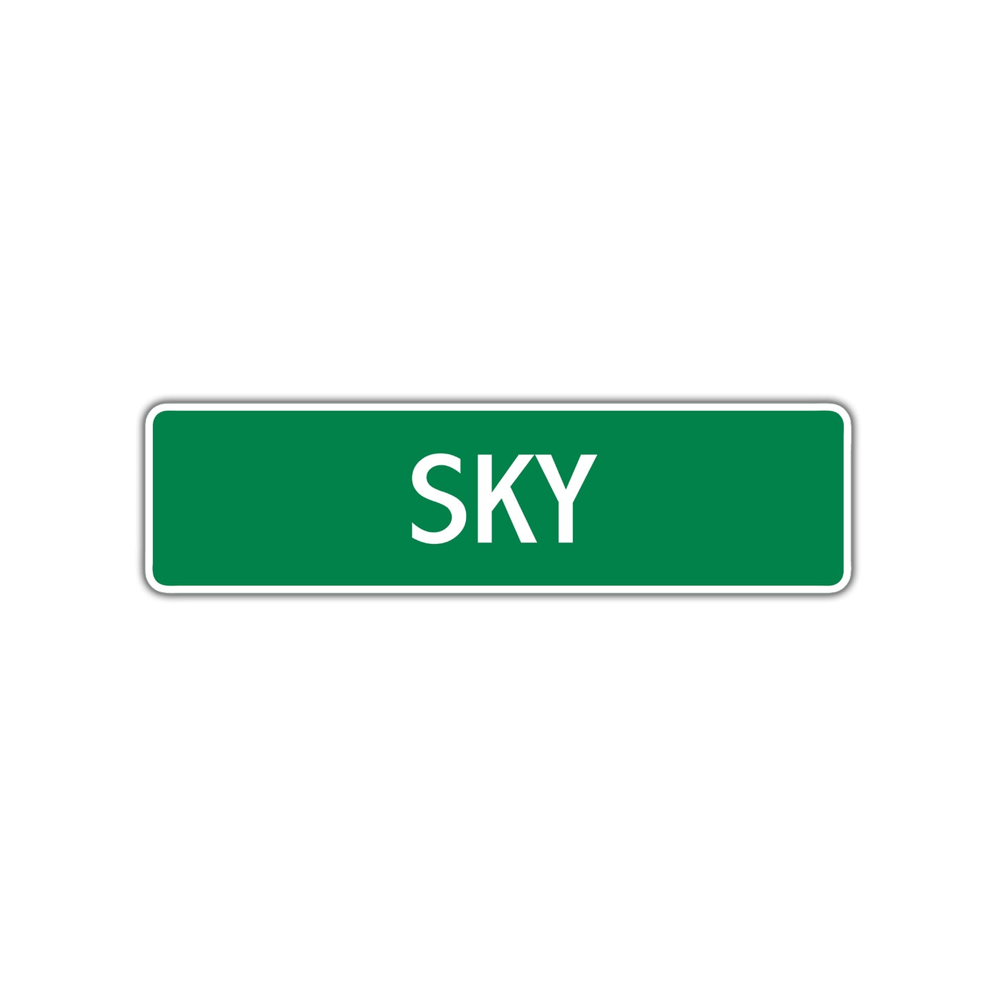 Sky Street Sign