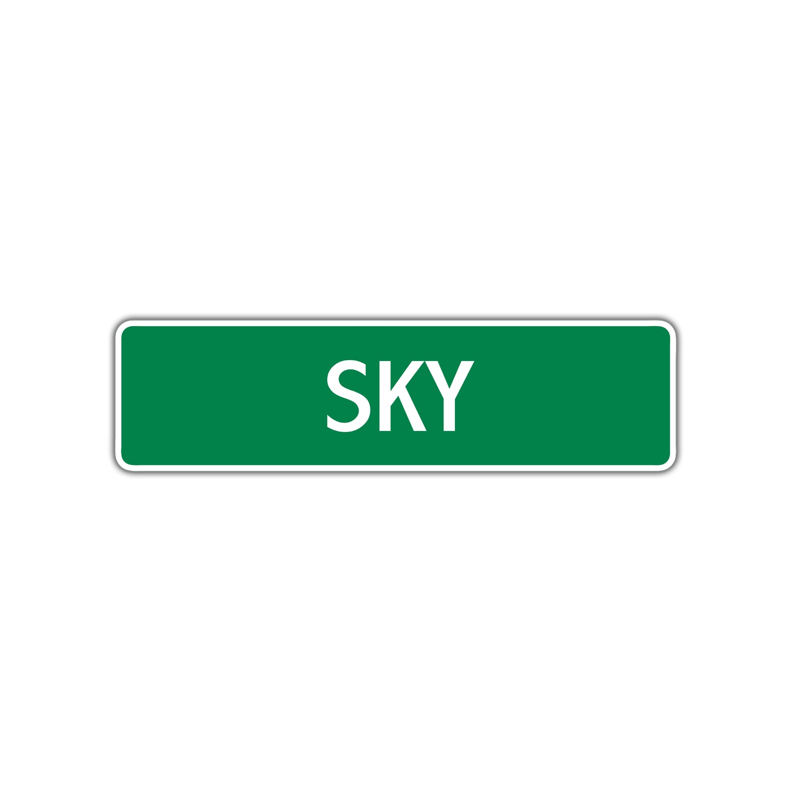 Sky Street Sign