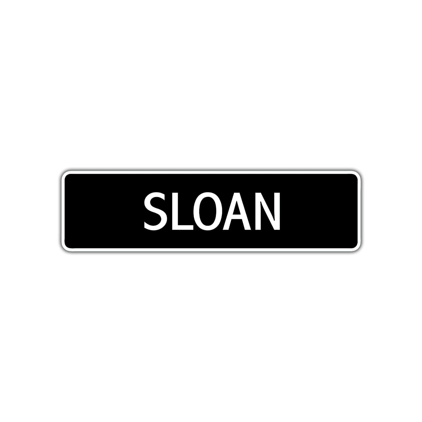 Sloan Street Metal Sign 
