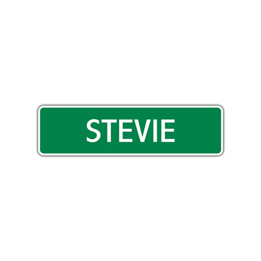 Stevie Street Sign