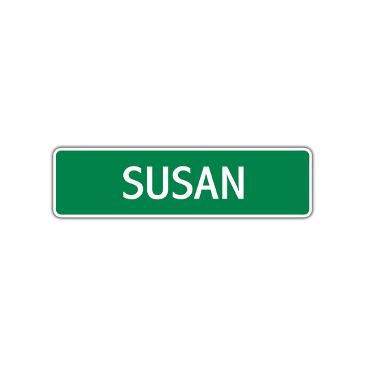 Susan Street Sign 