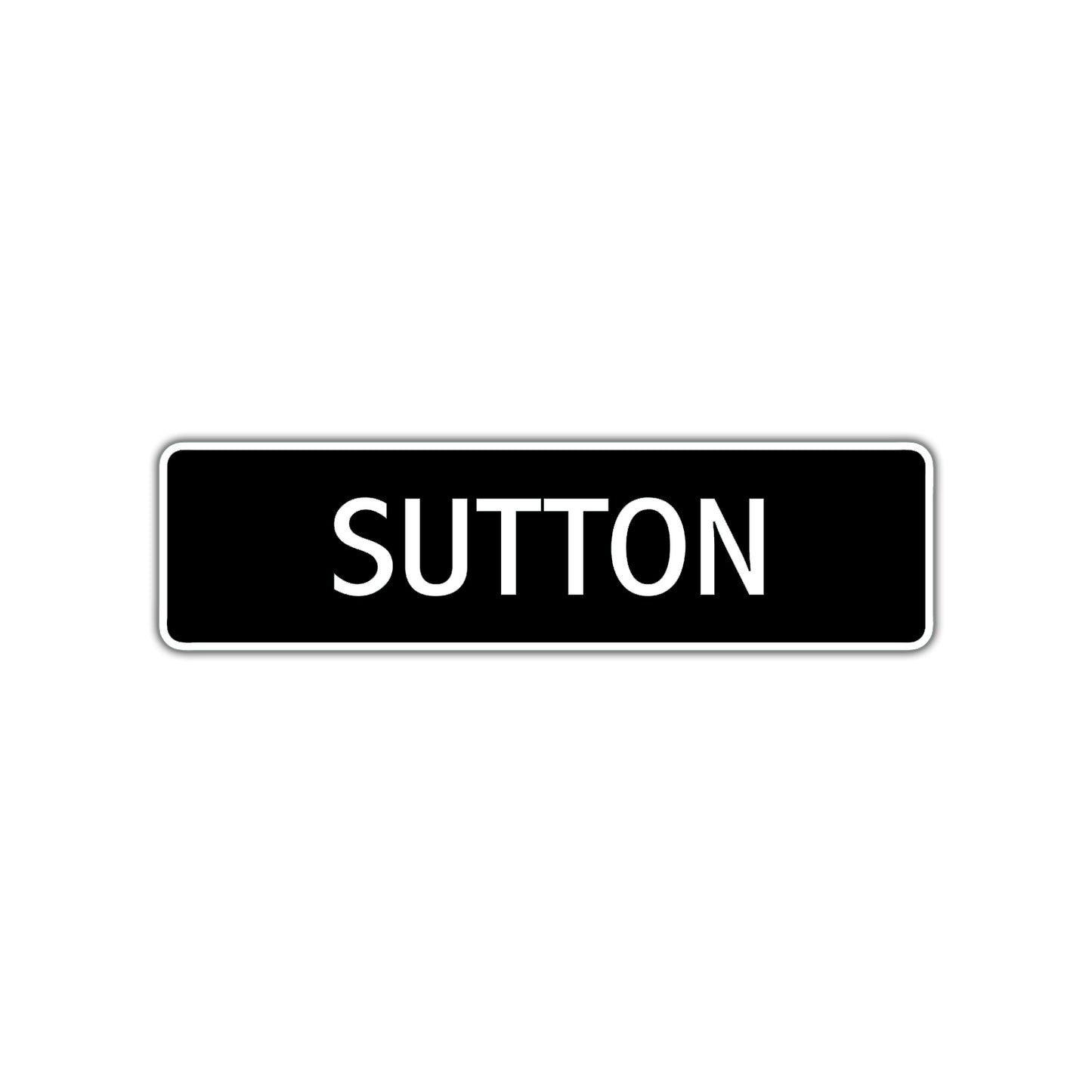 Sutton Street Metal Sign  