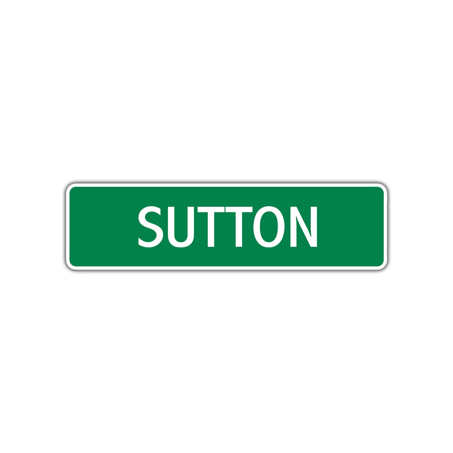 Sutton Street Sign Plate