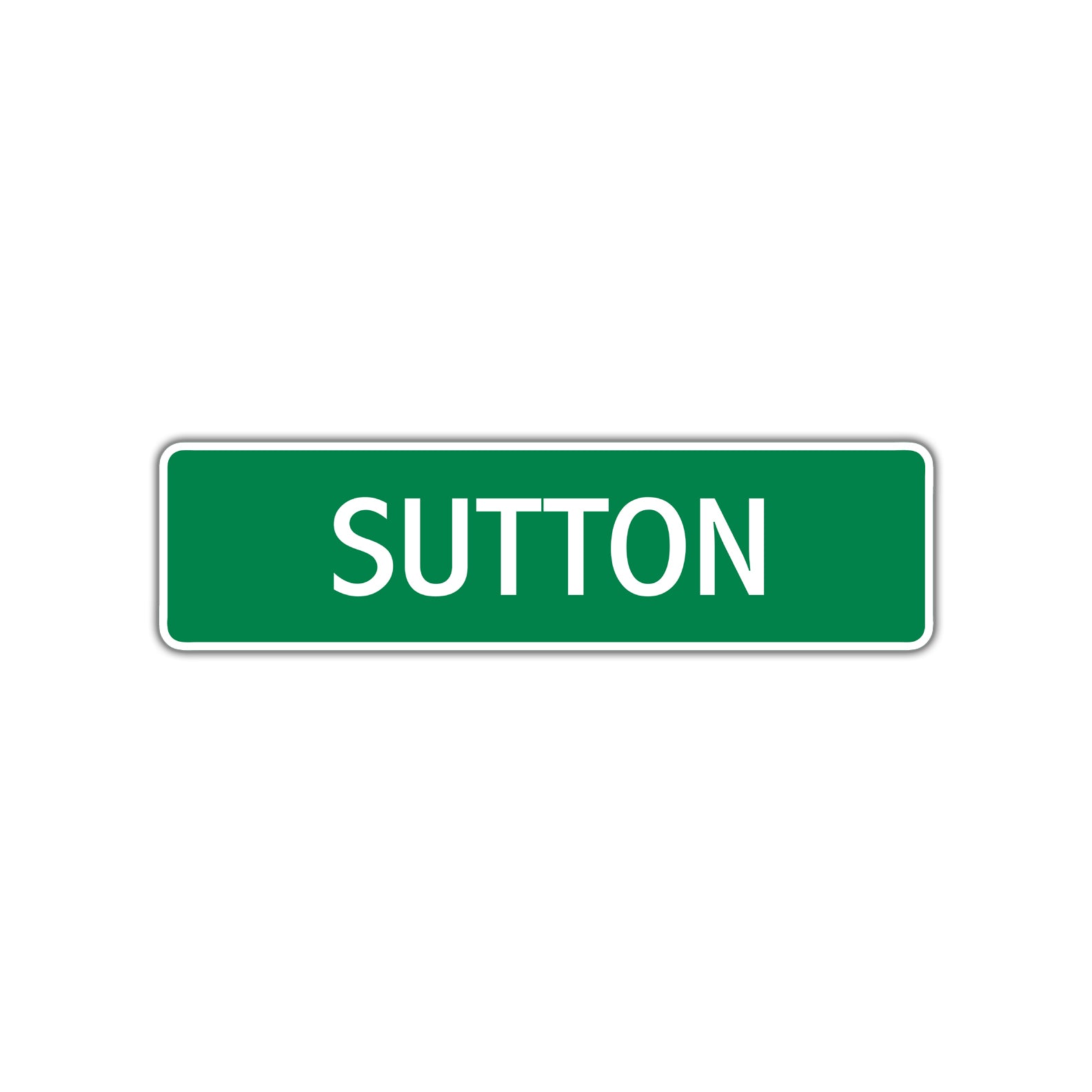 Sutton Street Sign Plate