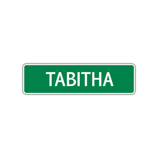 Tabitha Street Sign