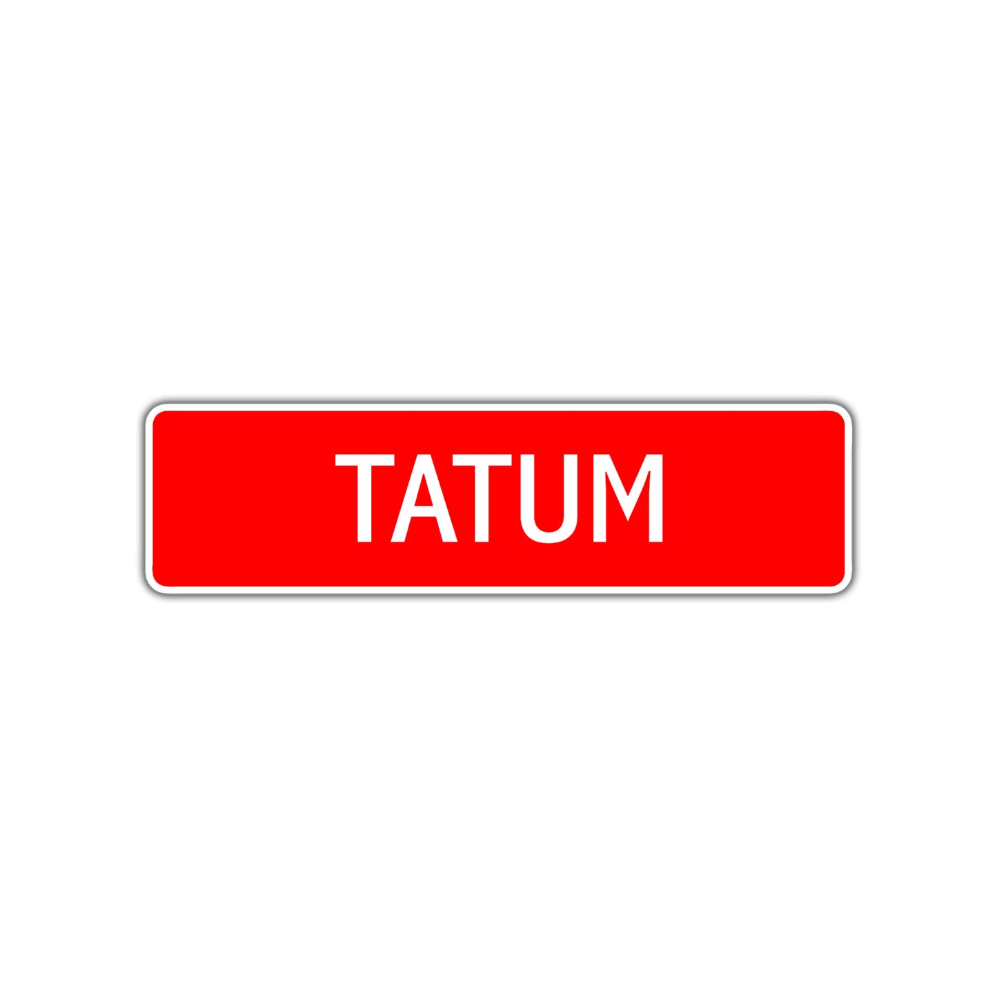 Tatum Street Sign