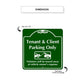Tenant and Client Parking Only Violators Will Be Towed Metal Sign Dimensions