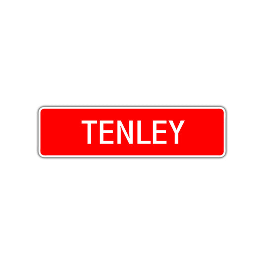 Tenley Street Sign