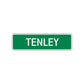 Tenley Street Sign Plate