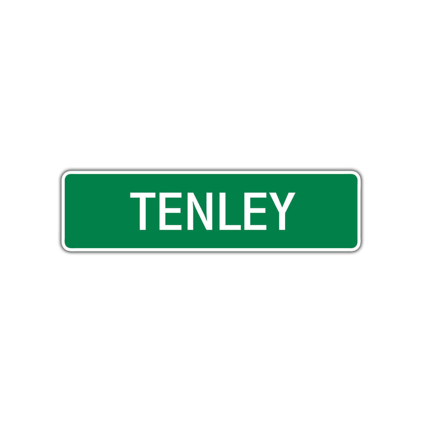 Tenley Street Sign Plate
