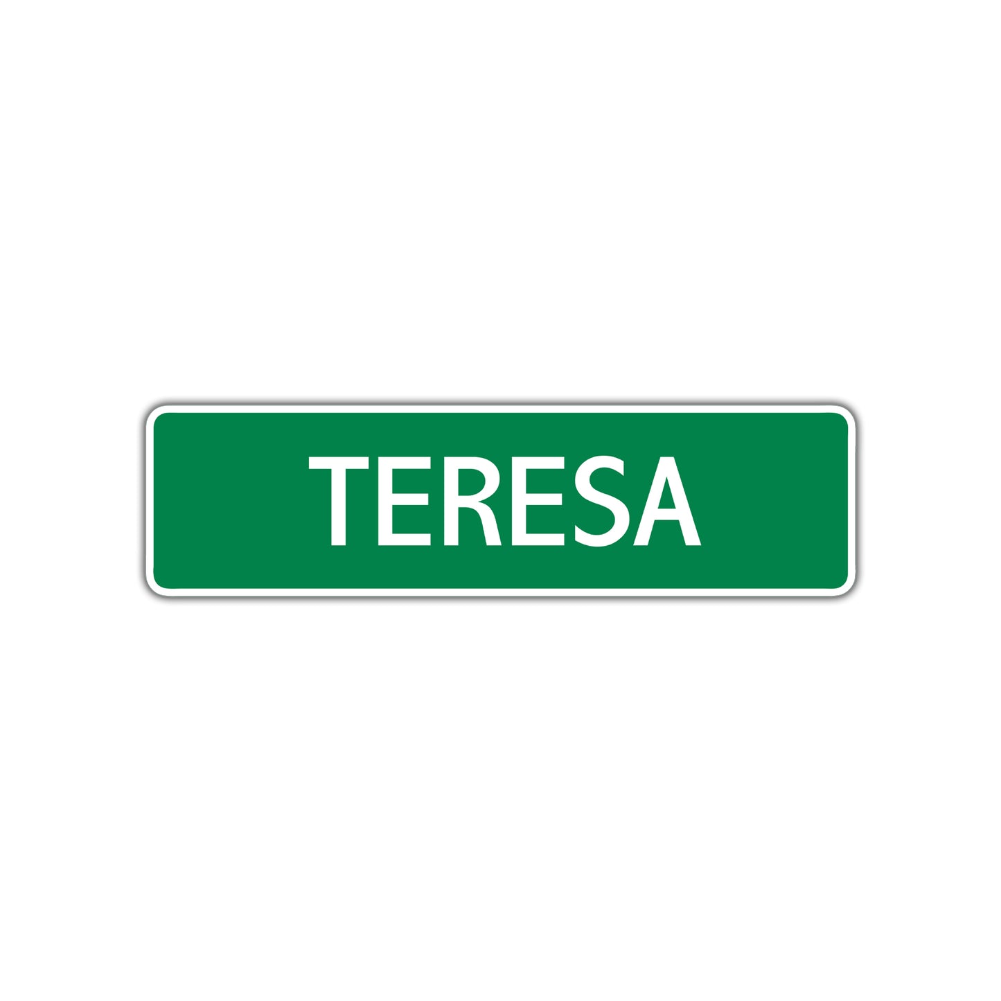 Teresa Street Sign Plate