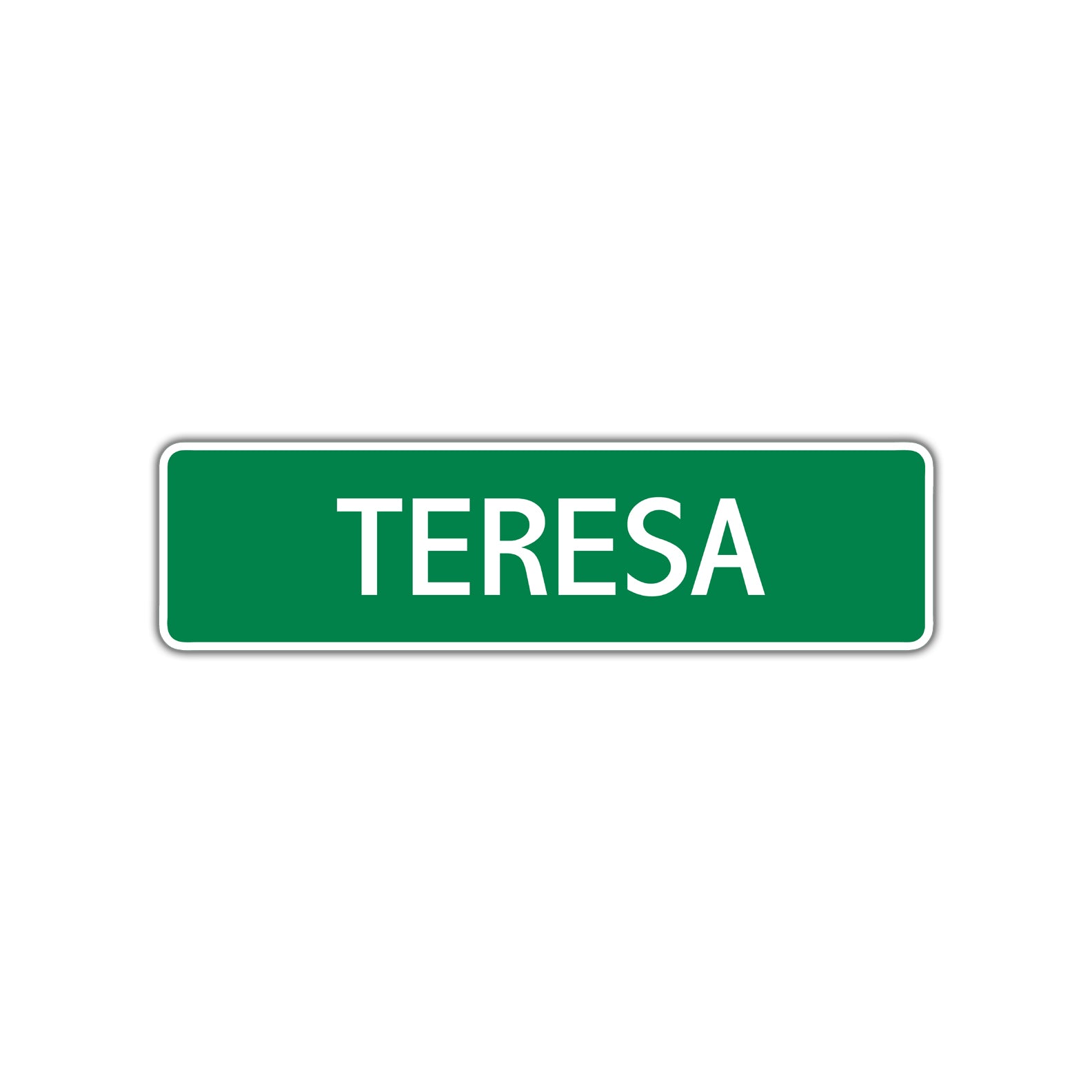 Teresa Street Sign Plate