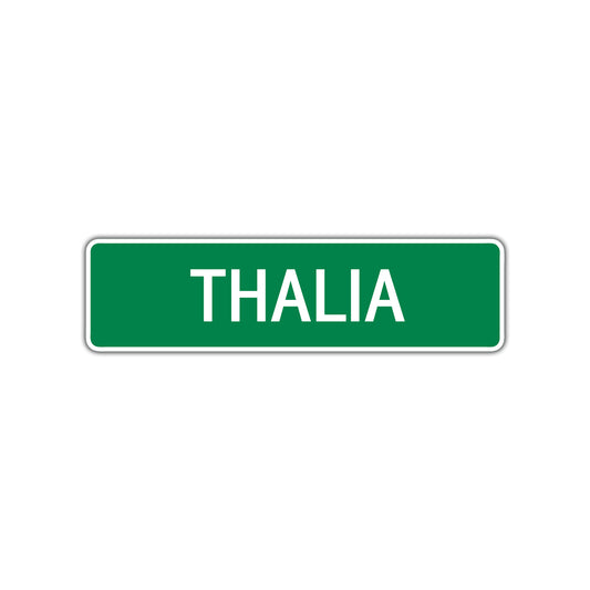 Thalia Street Sign