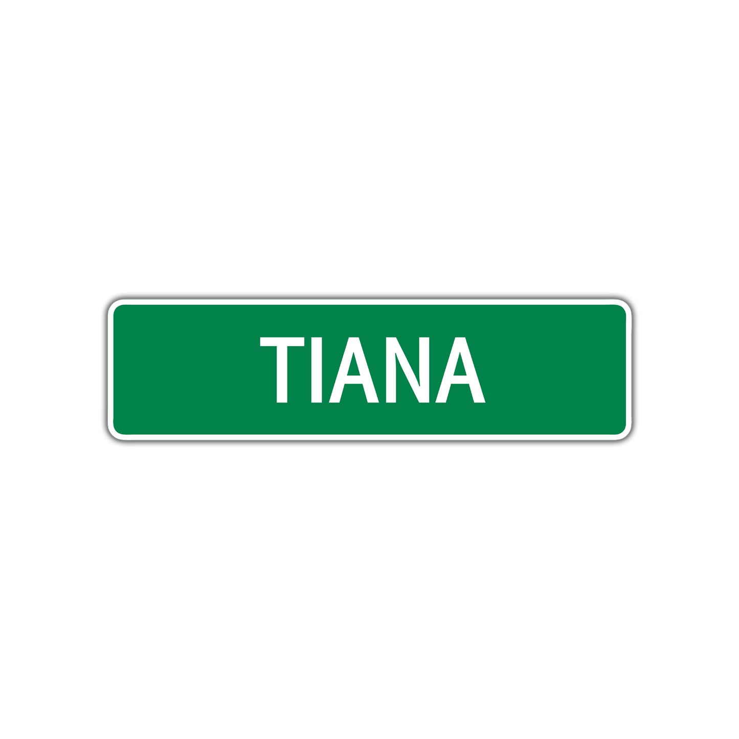 Tiana Street Sign Plate