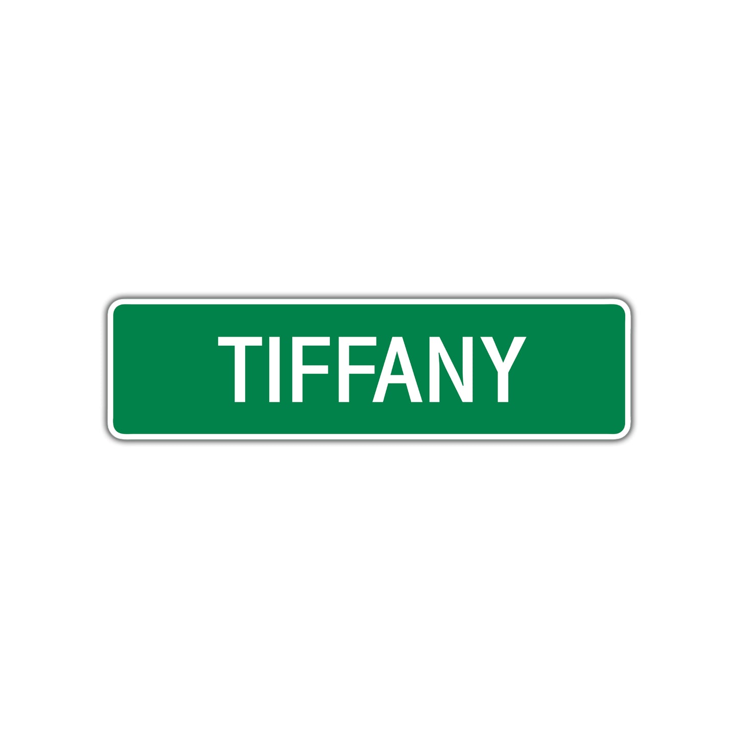 Tiffany Street Sign Plate