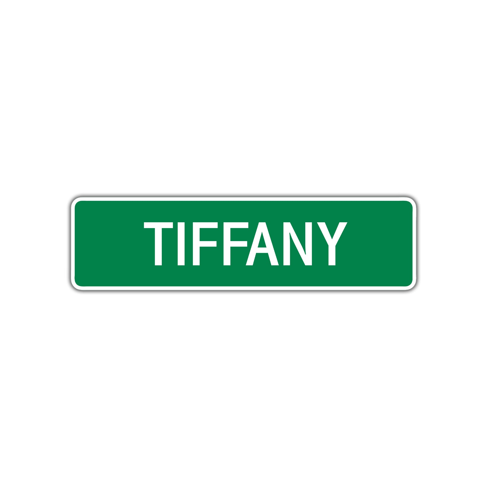 Tiffany Street Sign Plate