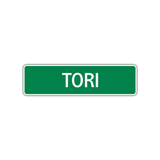 Tori Street Sign