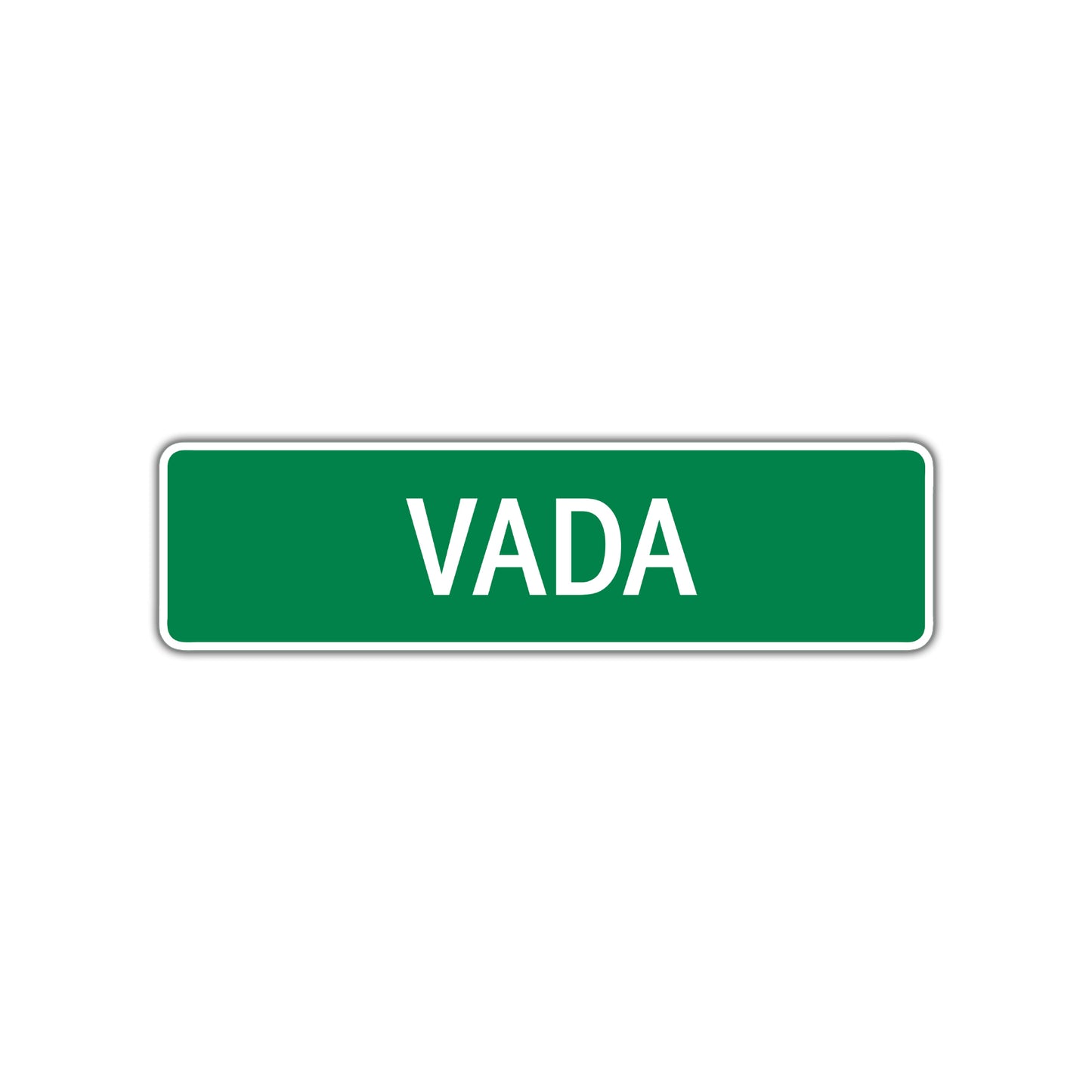 Vada Street Sign