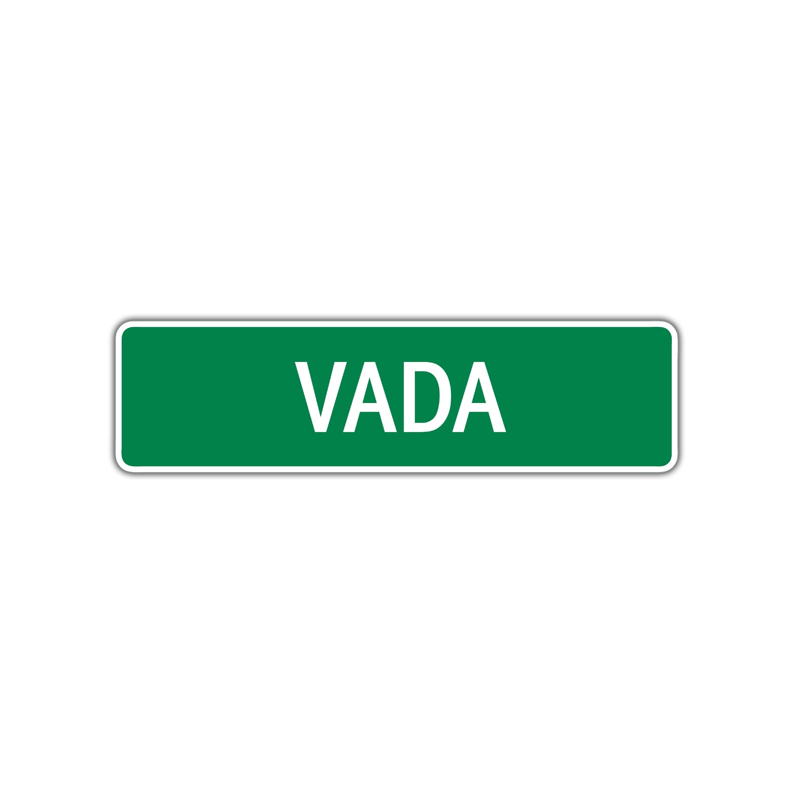 Vada Street Sign
