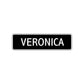 Veronica Street Metal Sign  