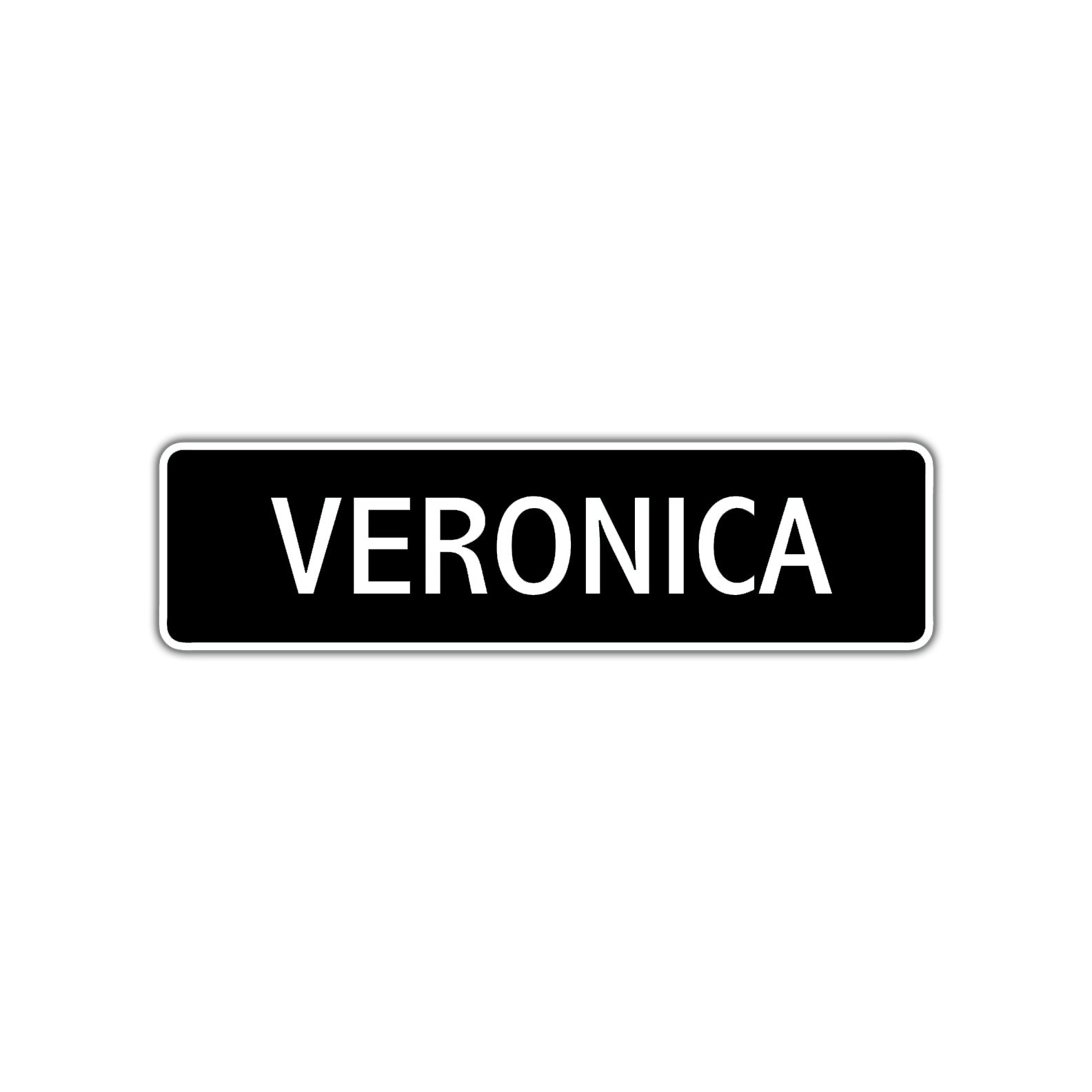 Veronica Street Metal Sign  