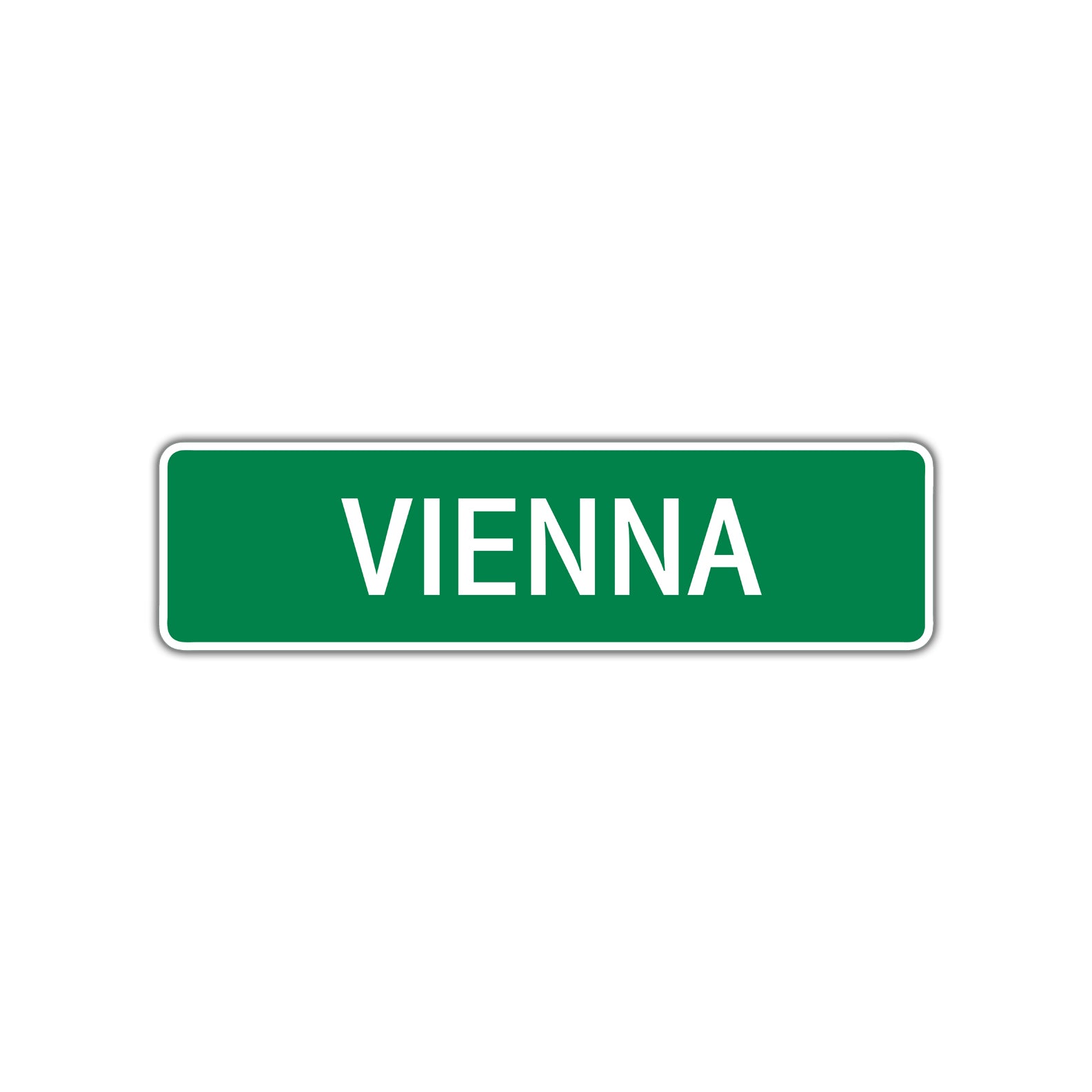 Vienna Street Sign Children Name Room Plate – Sign Fever