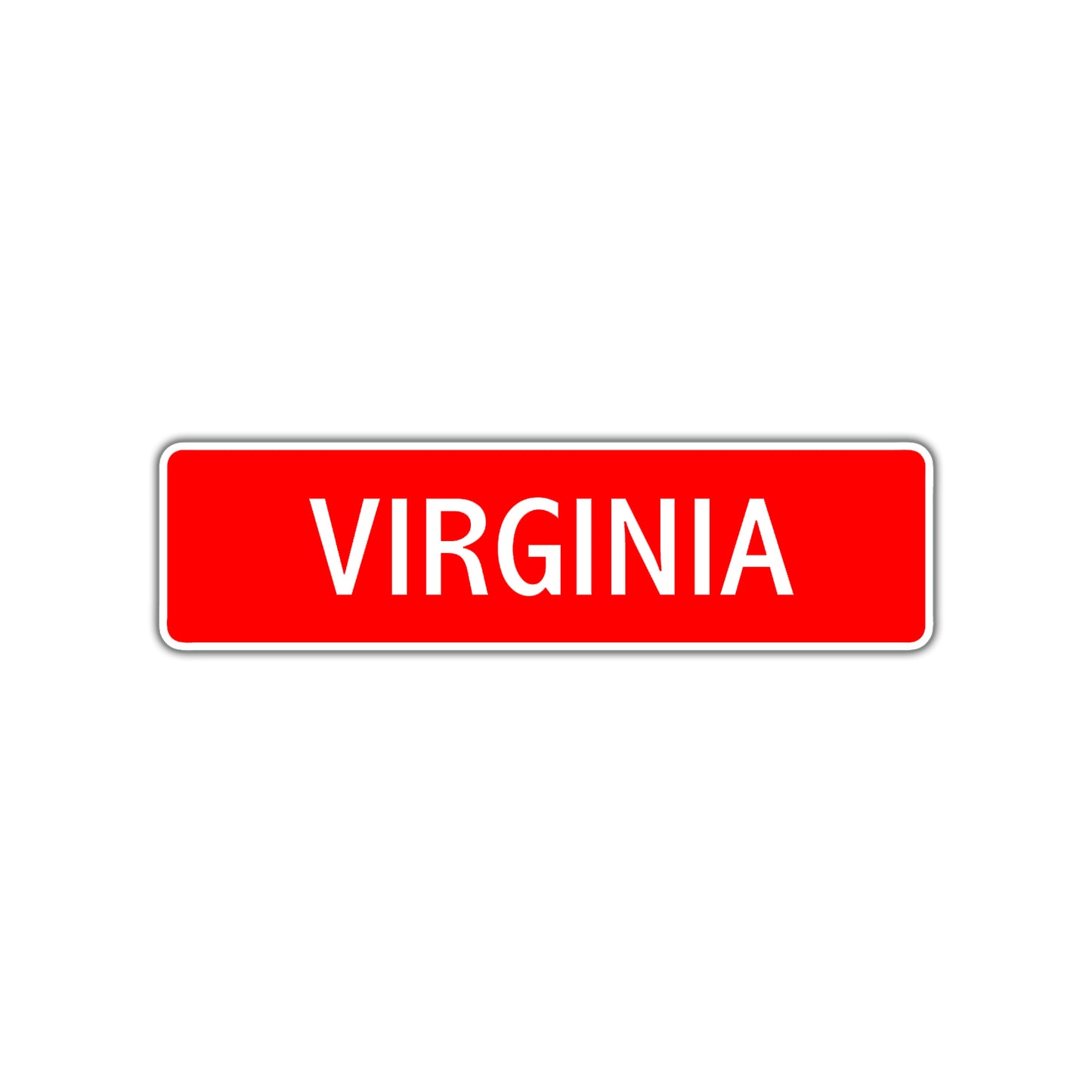 Virginia Street Sign