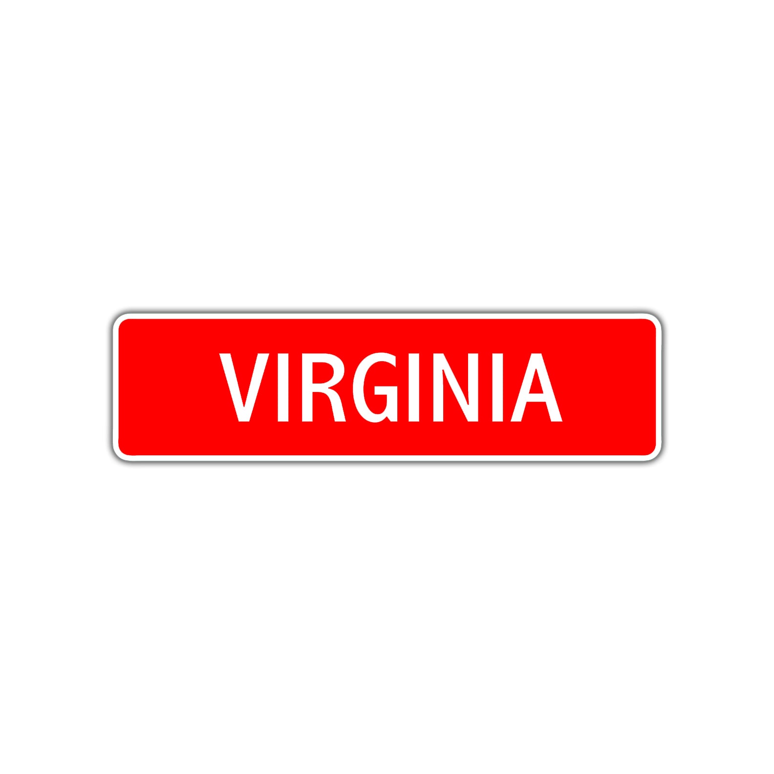 Virginia Street Sign