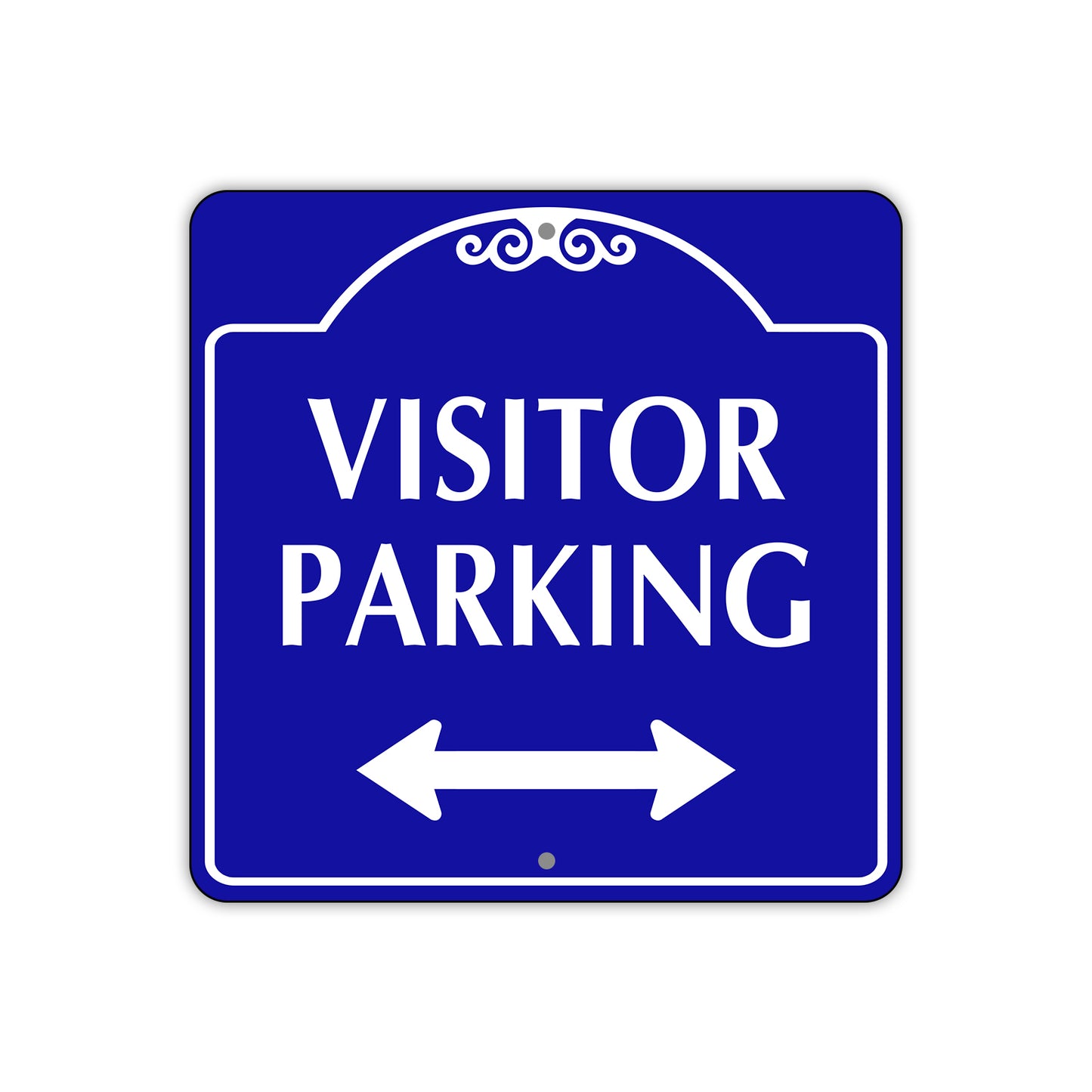 Visitor Parking Both Side Metal Sign Plate