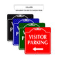 Visitor Parking Left Side Square Signs