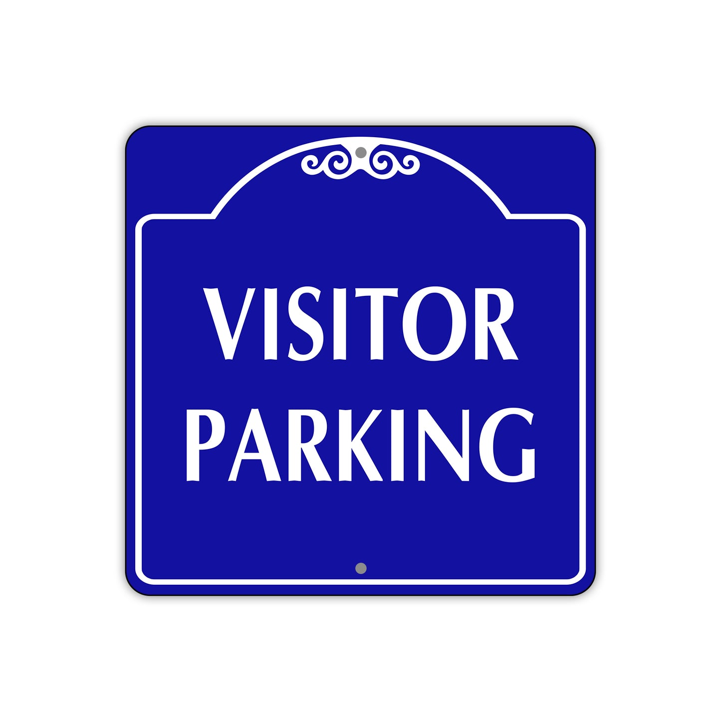 Visitor Parking Square Aluminum Metal Sign Plate