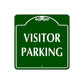 Visitor Parking Square Aluminum Sign Plate