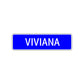 Viviana Street Metal Sign Plate