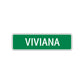 Viviana Street Sign Plate