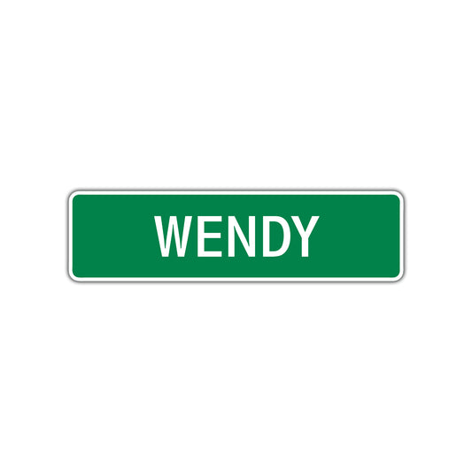 Wendy Street Sign