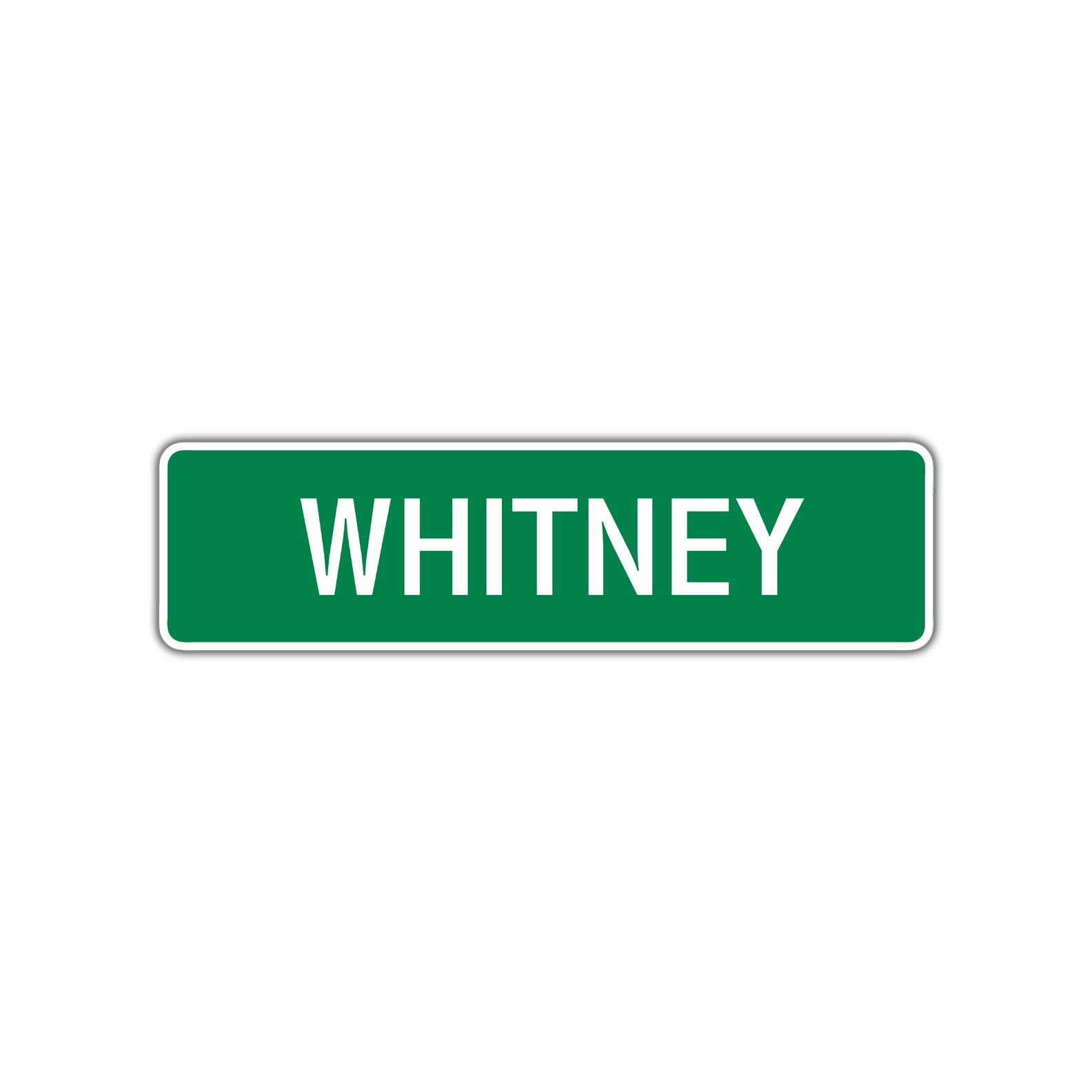 Whitney Street Sign