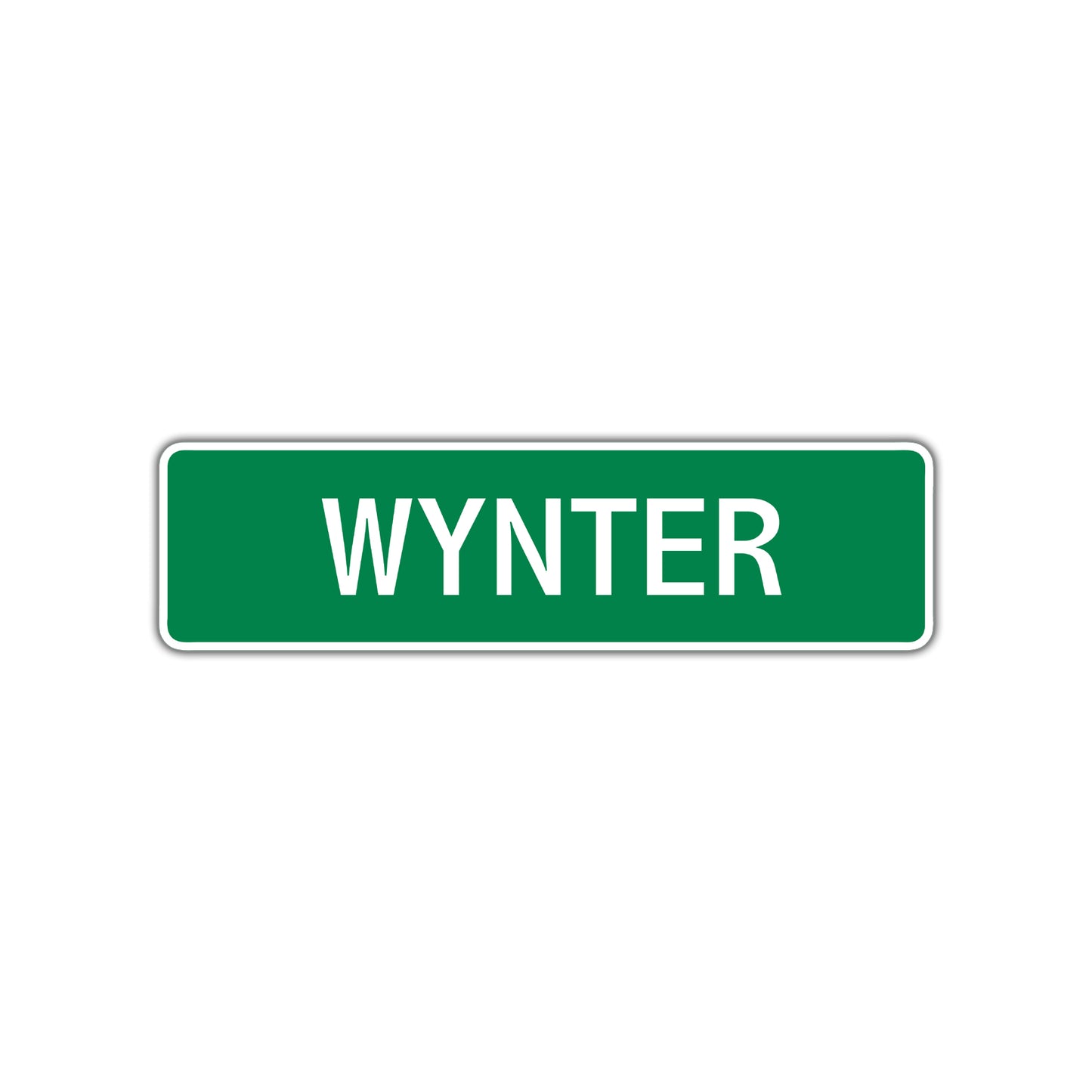 Wynter Street Sign